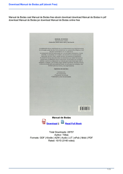 Manual de Bodas pdf (ebook Free)