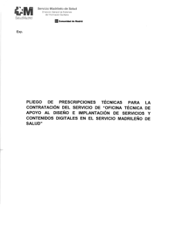 Licitación pública Madrid oficina técnica