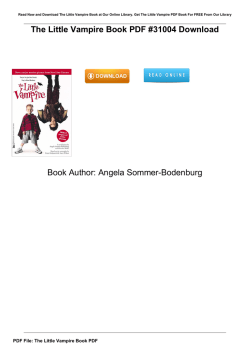 The Little Vampire Book PDF #31004 Book Author