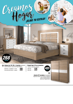 Descargar folleto - Tienda de muebles en Villahermosa | Ciudad Real