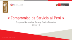 Compromiso de Servicio al Perú