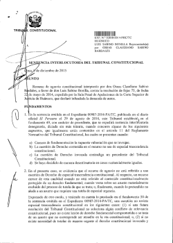 02858-2014-HC - Tribunal Constitucional