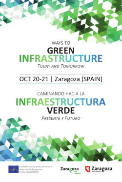 Descargar folleto - Ways to Green Infrastructure Today and Tomorrow