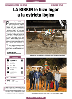 LA BIRKIN le hizo lugar a la estricta lógica