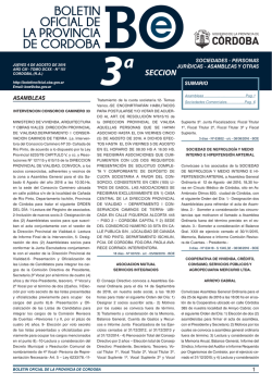 Sociedades &ndash; Personas Jur&iacute;dicas &ndash; Asambleas y Otras