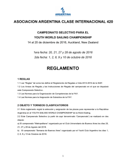 reglamento - 420 Argentina