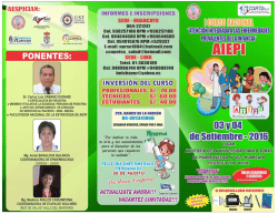Curso CCAPETSA Setiembre 2016
