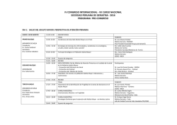 iv congreso internacional - vii curso nacional sociedad peruana de