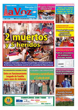 miércoles 03 de agosto de 2016