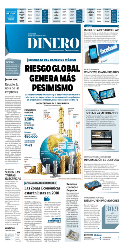 IMEF: hay riesgos de desaceleración