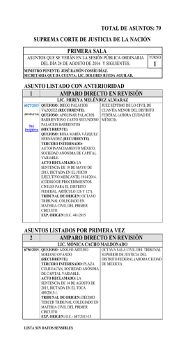 Sesi&oacute;n - Suprema Corte de Justicia de la Naci&oacute;n
