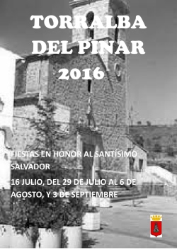 torralba del pinar 2016 - Agenda Provincial
