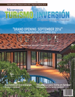 grand opening september 2016 - Nicaragua Turismo E Inversion