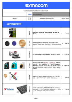 NOVEDADES !!!!!