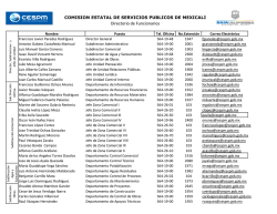 Directorio Jefes CESPM