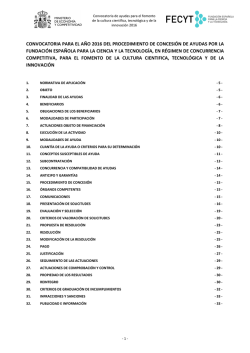 Convocatoria de ayudas para el fomento de la cultura científica