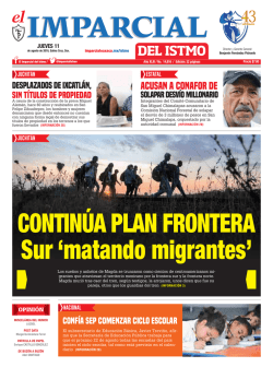 del istmo - El Imparcial