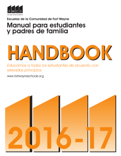 Manual para estudiantes y padres de familia