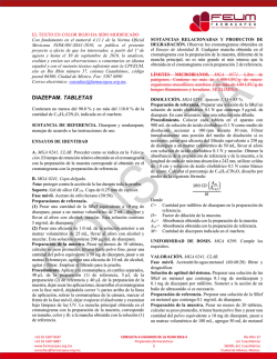 diazepam. tabletas
