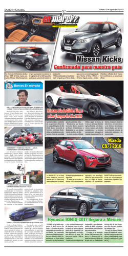 Nissan Kicks - Diario de Colima