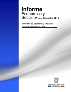 Informe - Ministerio de Economía y Finanzas