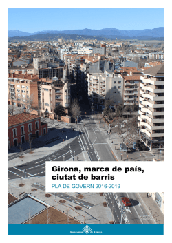 Pla de govern - Ajuntament de Girona
