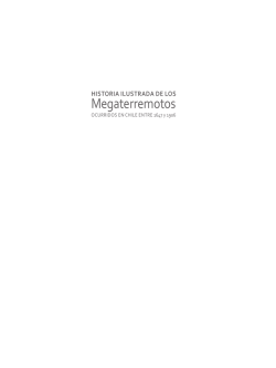 Megaterremotos - Ediciones Universitarias de Valparaíso PUCV