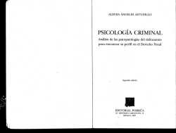 Page 1 ALEYDA ÁNGELES ASTUDILLO PSICOLOGÍA CRIMINAL