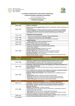 programa adjunto - III Congreso Internacional de Relaciones