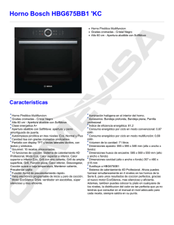 Cemevisa - Horno Bosch HBG675BB1 `KC