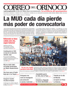 s - Correo del Orinoco