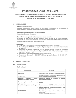 proceso cas nº 030 - 2016 – mpa - Municipalidad Provincial de
