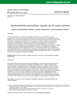 Gastroenteritis eosinofílica: reporte de 16 casos