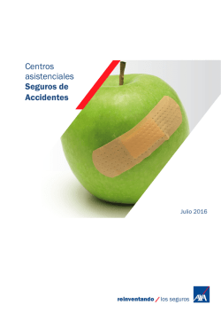 Centros asistenciales para seguros de Accidentes