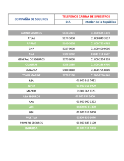 telefonos cabina de siniestros compañía de seguros