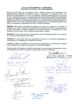 Page 1 ACTA DE ENTENDIMIENTO Y COMPROMISO (PROCESO