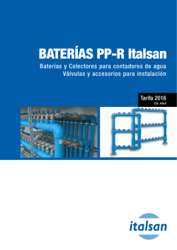 BATERÍAS PP-R Italsan