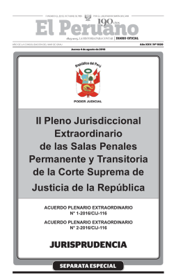 Publicacion Oficial - Diario Oficial El Peruano