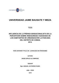 Repositorio Institucional - Universidad Jaime Bausate y Meza