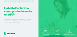 Habilitá Facturatio como punto de venta en AFIP