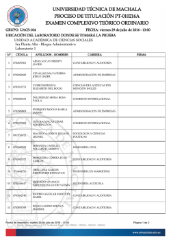 proceso de titulación pt-010216a examen complexivo teórico