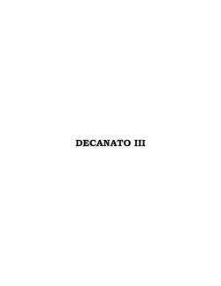 DECANATO III