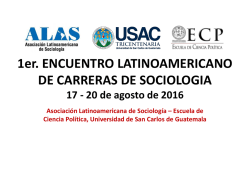 Descargar Presentación - Asociación Latinoamericana de Sociología