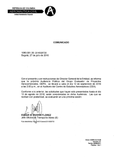 Audiencia Pública GEPA - 12 Septiembre 2016
