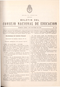 consejo nacional de educacion - Biblioteca Nacional de Maestros