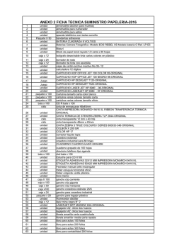 ANEXO 2 FICHA TECNICA SUMINISTRO PAPELERIA-2016