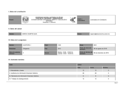 Programa de Trabajo - FCA