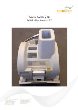 Bobina Rodilla y Pie MRI Philips Intera 1.5T