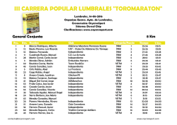 iii carrera popular lumbrales "toromaraton"