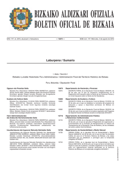 bizkaiko aldizkari ofiziala boletin oficial de bizkaia